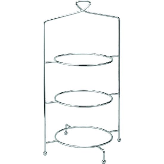 Savoy 3 Tier Cake Plate Stand 18 Inch (46cm) - To Hold 3 X 23cm Plates Box Of 1 UTT F91201-000000-B01001