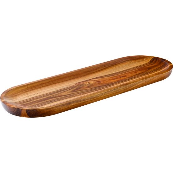Acacia Wood Serving Board 17 X 5.5 Inch (42 X 14cm) Box Of 6 UTT JMP937-000000-B01006