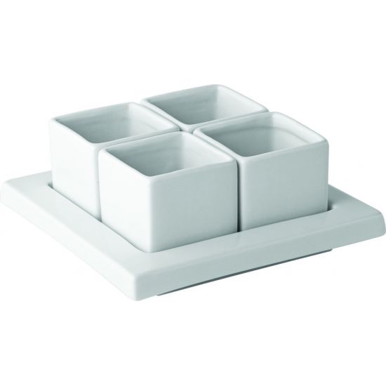 Gourmet Square Tray 6 Inch (15cm) Box Of 6 UTT K90070-000000-B01006