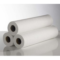 White Hygienic Paper Couch Roll 2ply 500mm x 40m - Roll White Hygienic Paper Couch Roll 2ply 500mm x 40m - Roll