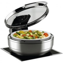 Buffet Chafing Dish 390 x 190mm Round Hot and Fresh Buffet Chafing Dish 390 x 190mm Round Hot and Fresh